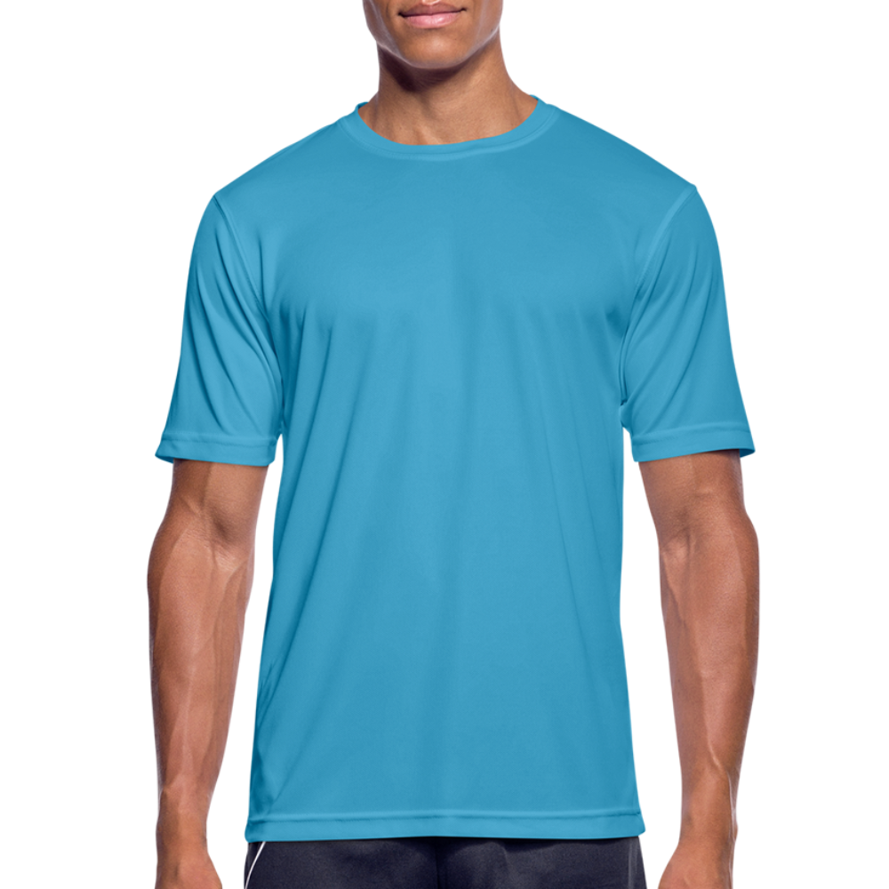 Männer T-Shirt atmungsaktiv in 9 Farben - Saphirblau