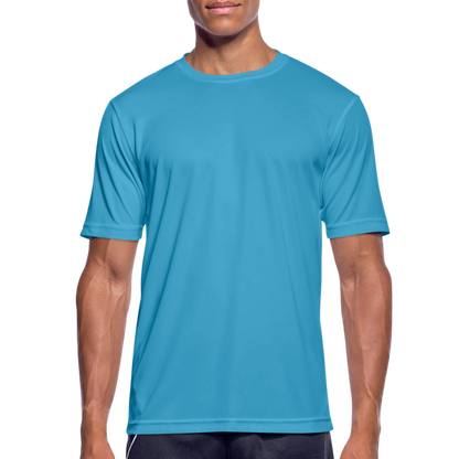 Männer T-Shirt atmungsaktiv in 9 Farben - Saphirblau