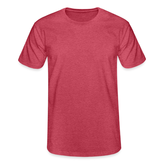 Männer-T-Shirt von Fruit of the Loom in 8 Farben - Rot meliert
