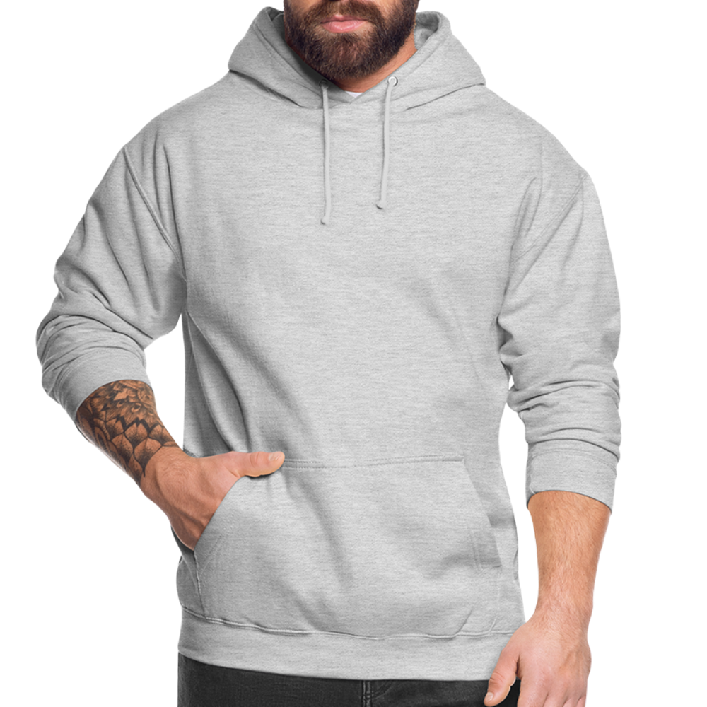 Unisex Hoodie - Hellgrau meliert