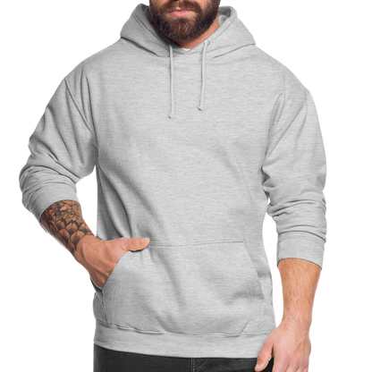 Unisex Hoodie - Hellgrau meliert