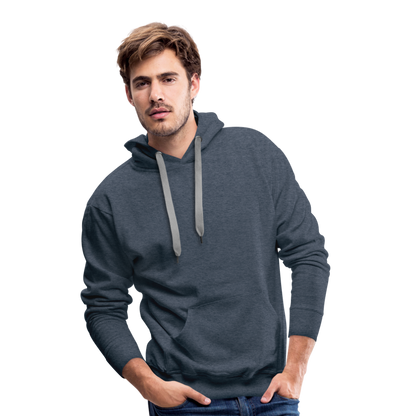 Men’s Premium Hoodie in 10 Farben - Jeansblau