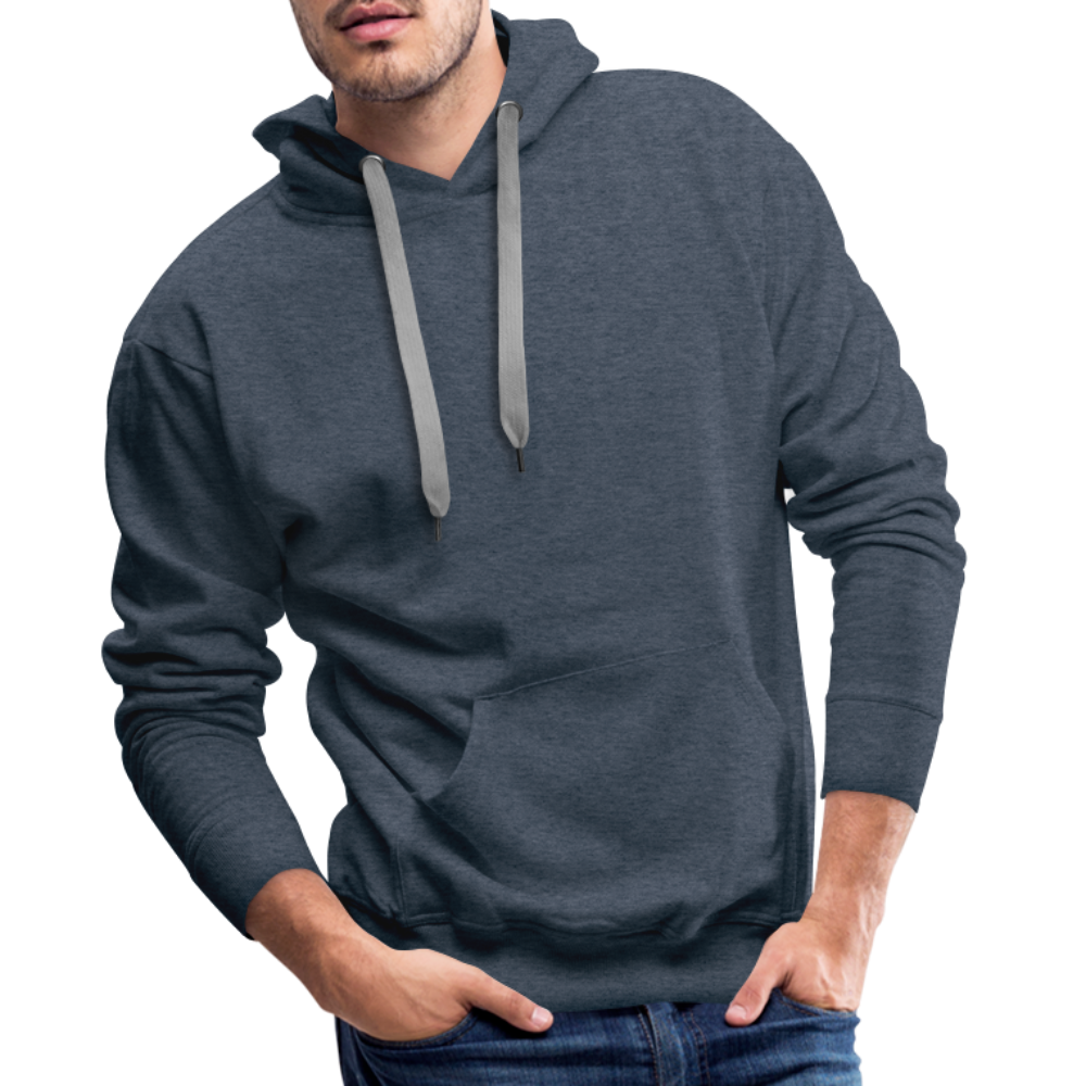 Men’s Premium Hoodie in 10 Farben - Jeansblau