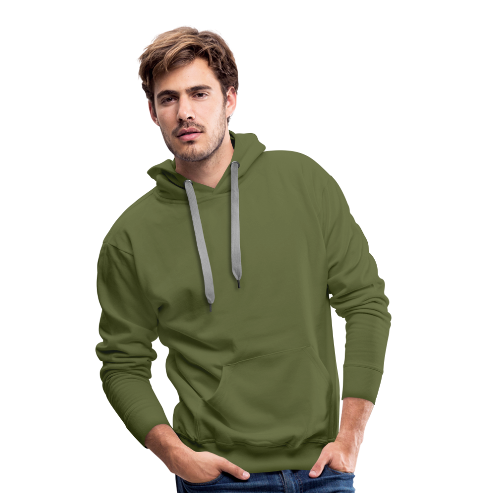 Men’s Premium Hoodie in 10 Farben - Olivgrün