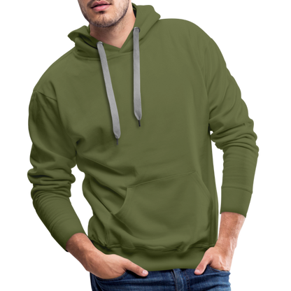 Men’s Premium Hoodie in 10 Farben - Olivgrün