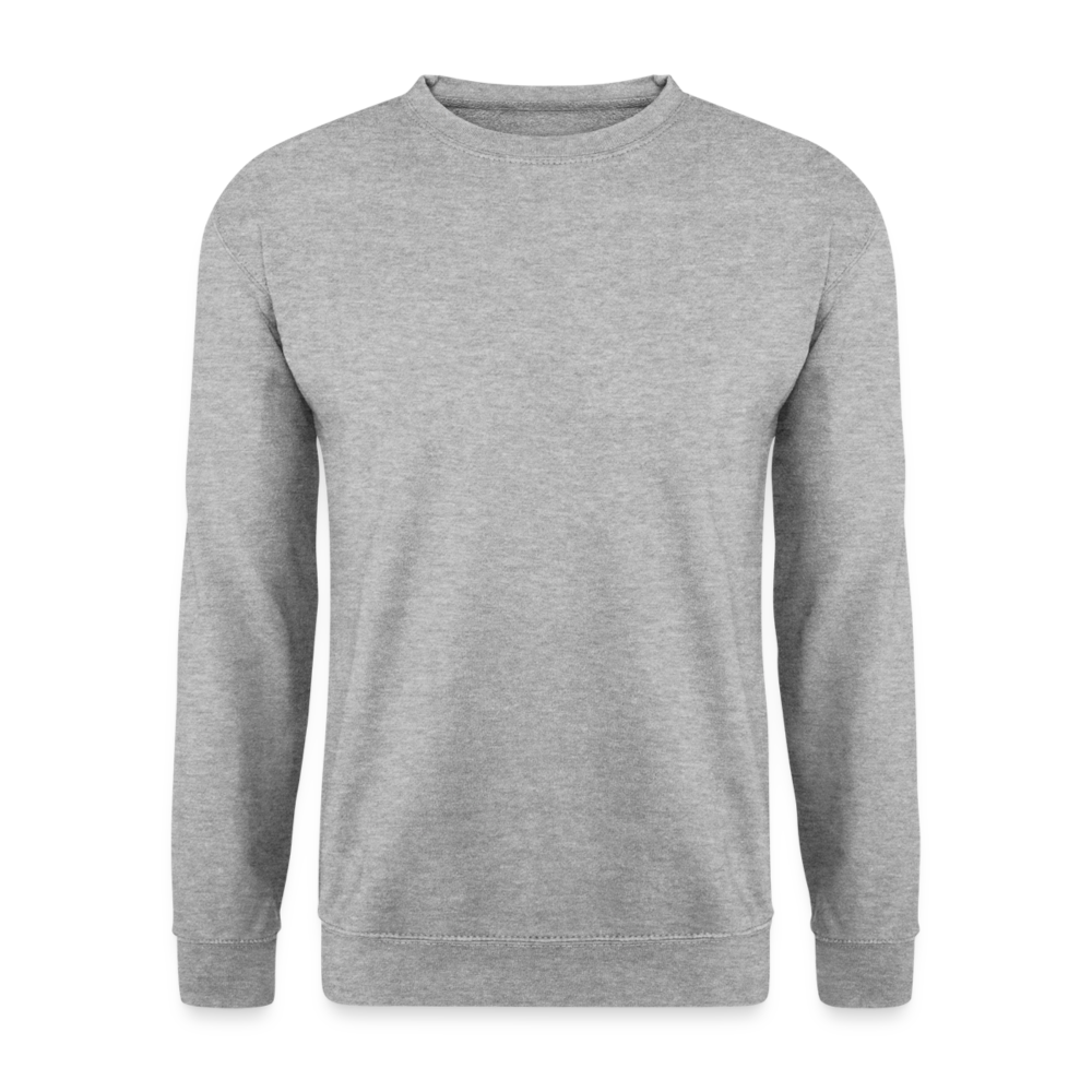 Unisex Pullover in 6 Farben - Weißgrau meliert