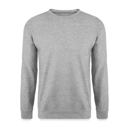Unisex Pullover in 6 Farben - Weißgrau meliert