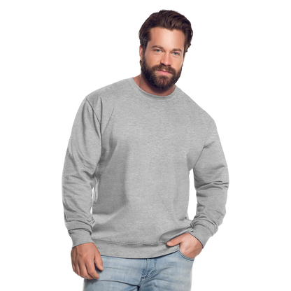 Unisex Pullover in 6 Farben - Weißgrau meliert