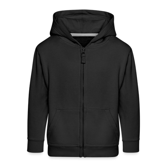 Kinder Premium Kapuzenjacke in 3 Farben - Schwarz