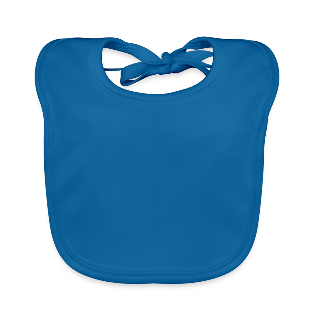 Baby Bio-Lätzchen in 5 Farben - Pfauenblau
