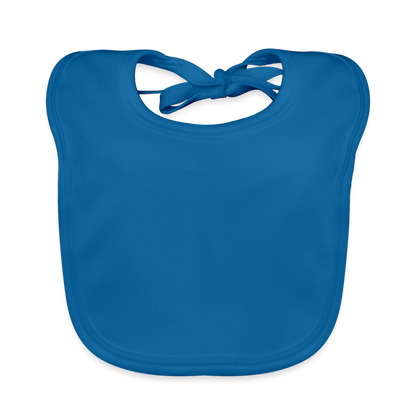 Baby Bio-Lätzchen in 5 Farben - Pfauenblau