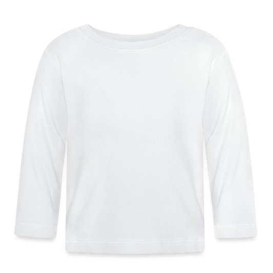 Baby Langarmshirt in 2 Farben - weiß