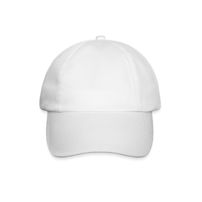 Baseballkappe in 3 Farben - Weiß/Weiß