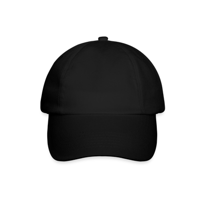 Baseballkappe in 3 Farben - Schwarz/Schwarz