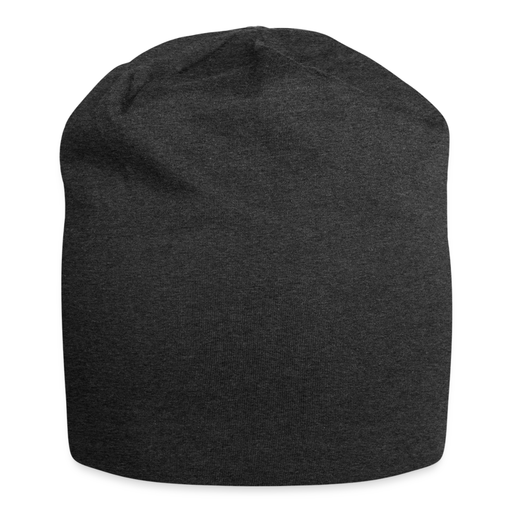 Jersey-Beanie in 3 Farben - Anthrazit
