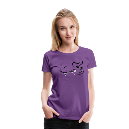 Frauen Premium T-Shirt - Lila