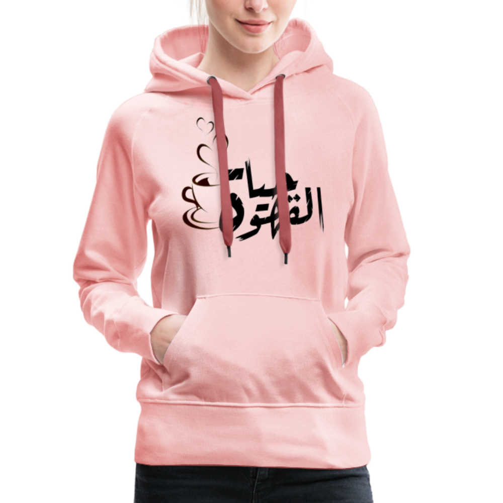 Frauen Premium Hoodie - Kristallrosa