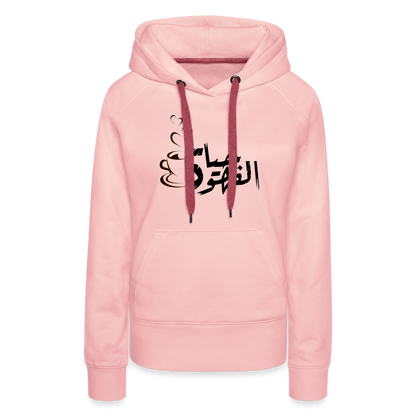 Frauen Premium Hoodie - Kristallrosa