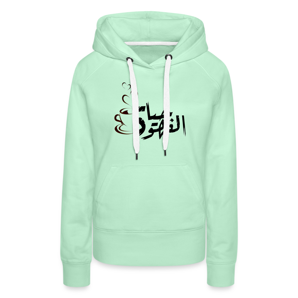 Frauen Premium Hoodie - helles Mintgrün