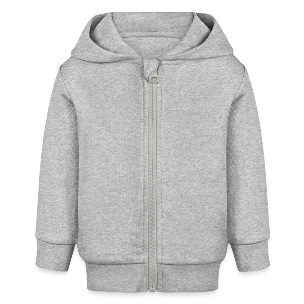 Stanley/Stella Bio Zip Hoodie BABY CONNECTOR - Grau meliert