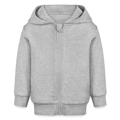 Stanley/Stella Bio Zip Hoodie BABY CONNECTOR - Grau meliert